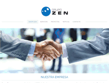 Tablet Screenshot of grupo-zen.com